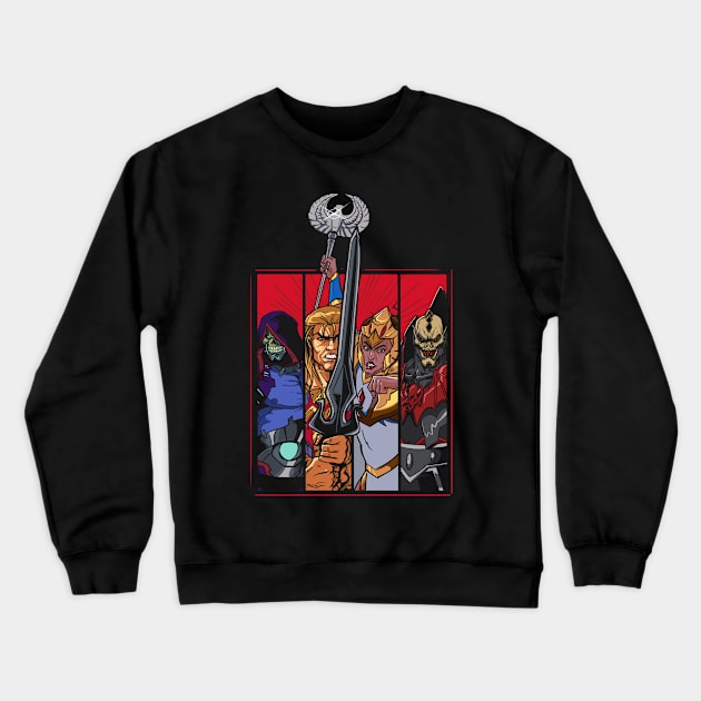 Animated Revolution Crewneck Sweatshirt by AndreusD